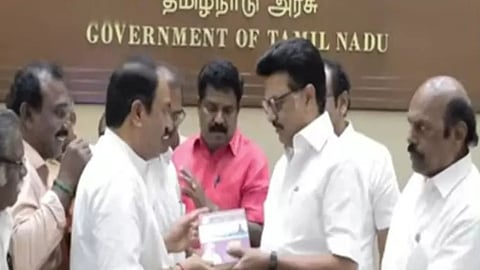 MK Stalin announced a pension scheme exclusively for Tamil Nadu to replace the existing Contributory Pension Scheme
