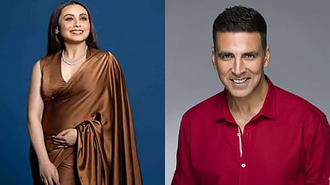 (L-R) Rani Mukerji, Akshay Kumar