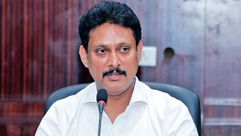 Minister for School Education Anbil Mahesh Poyyamozhi