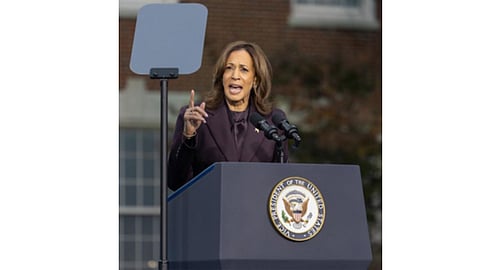 Former US Vice President Kamala Harris