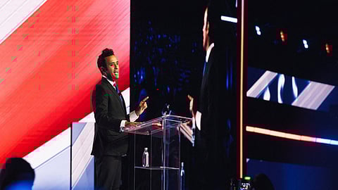 Vivek Ramaswamy speaks during AmericaFest, Turning Point USA summit
