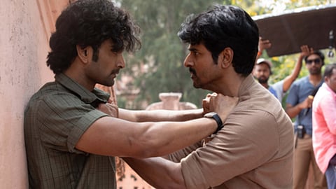 Atharvaa Murali and Sivakarthikeyan