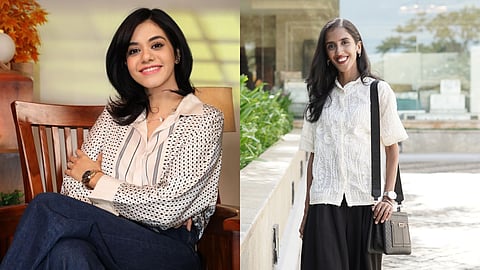(L) Renuka C Shekhar, (R) Harshaa
