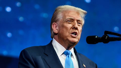 US President Donald Trump