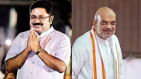 TTV Dhinakaran meets Shah