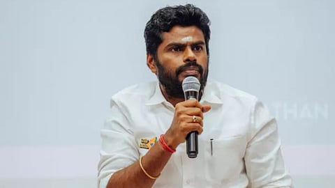 Former BJP state president K Annamalai