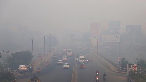 Heavy smog at Chennai city