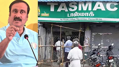 Dr Anbumani Ramadoss and Tasmac outlet