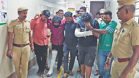 Accused in police custody