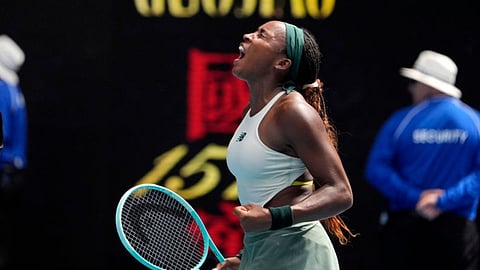 Coco Gauff advances to second round at Australian Open despite serving struggles