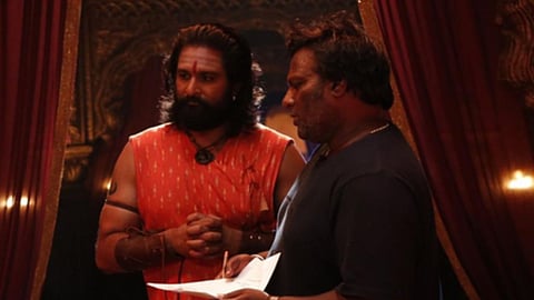 Visual from the set of Draupathi 2