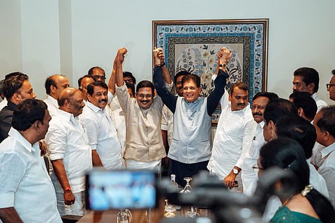 Dhinakaran re-entered the NDA fold in the presence of Piyush Goyal