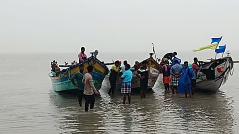 Image of fishermen used for representative purpose