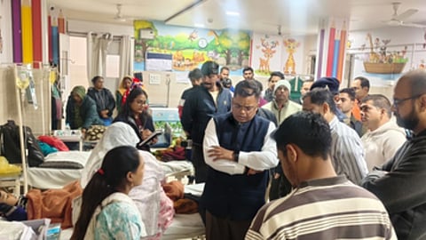 Visual from one of the hospital at Indore