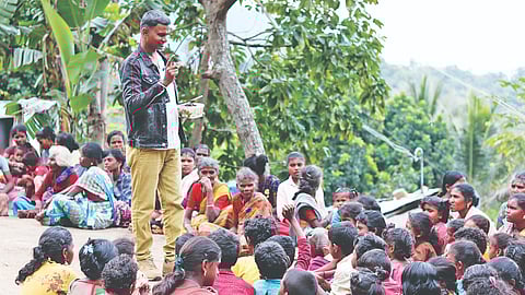 Gowtham Kannan from Palani is on a mission to provide livelihood and education to tribal villages in Tamil Nadu