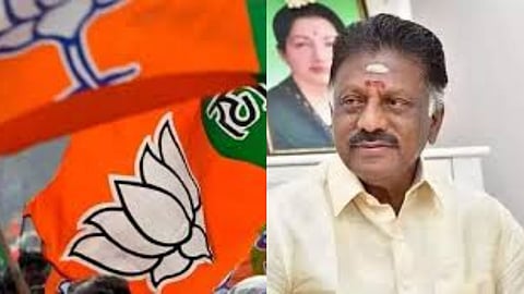 Representative image of (L-R) BJP and OPS