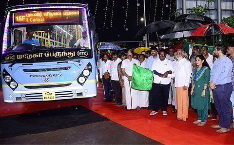 Temporary bus termini opened at Island Grounds and Royapuram