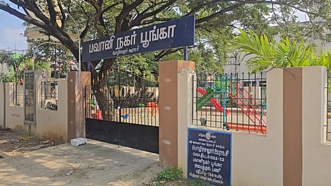 Public park in Pozhichalur remains locked and inaccessible for nearly four months