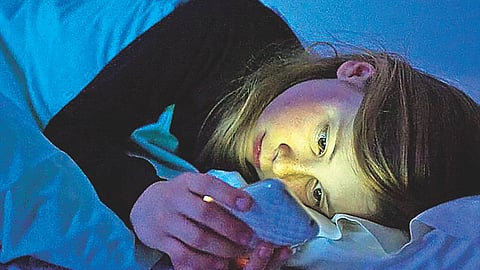 Representative Image for mobile usage during the night