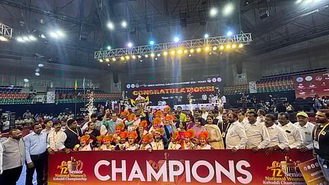 Haryana became the champion of Women’s Senior National Kabaddi Championship beating Indian Railways.