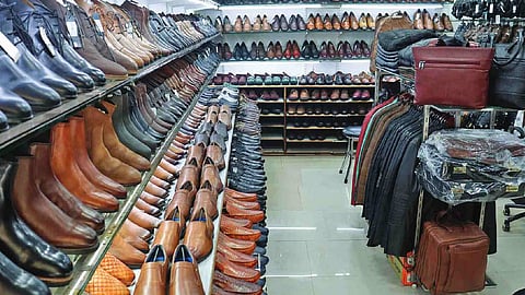 Image of leather products used for representative purpose