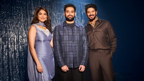 Dulquer Salmaan with AR Ameen and Murnal Thankur