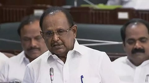 Minister for Natural Resources S Regupathy