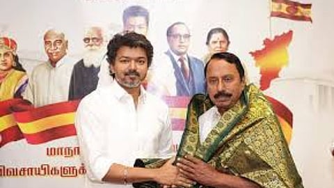 (L-R) Vijay and KA Sengottaiyan