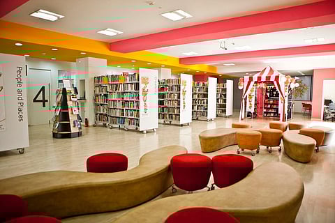 The interiors of the British Council Library, Chennai