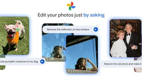 AI-powered photo editing feature