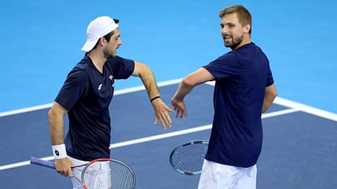 Julian Cash and Lloyd Glasspool