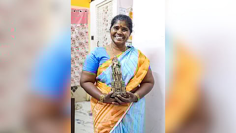 Padma S, cleanliness worker, GCC