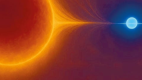 Cosmic Drama: A giant star is changing as astronomers watch in real time