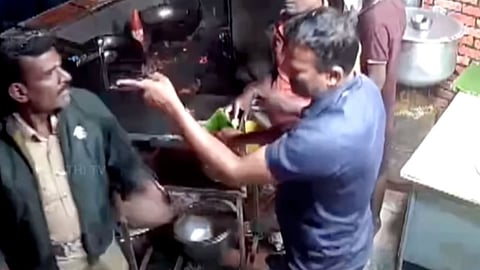 Screengrab from the News telecast