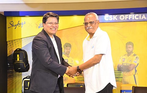 Atul Jain, Managing Director & CEO, VIP Industries Ltd., along with KS Viswanathan, Managing Director & CEO, Chennai Super Kings