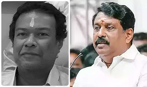 V Thamizhazhagan, son of R M Veerappan, passes away; TN BJP chief Nainar Nagendran condoles