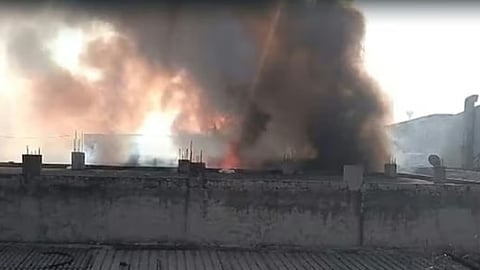 Chemical factory fire in Rajasthan's Bhiwadi