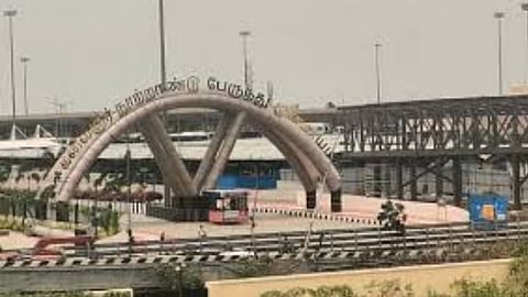 Image of Kilambakkam skywalk used for representative purpose