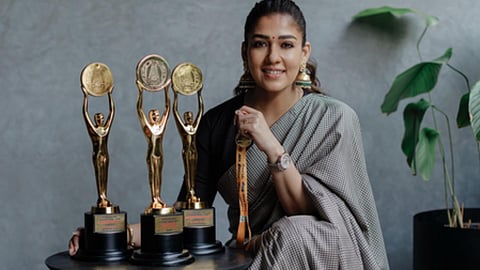 Nayanthara with state awards