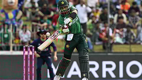 Pakistan posted a formidable 199 for three