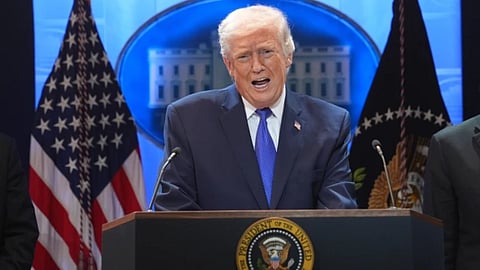 US President Donald Trump