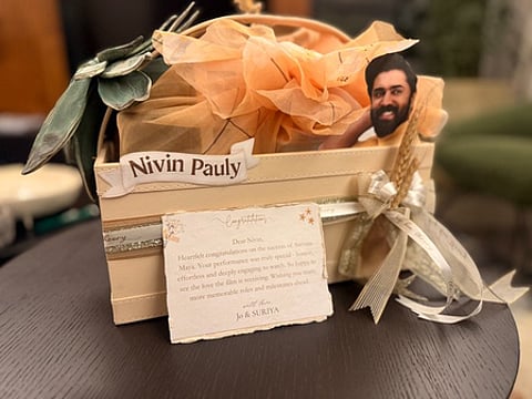 Suriya and Jyothika's gift to Nivin Pauly