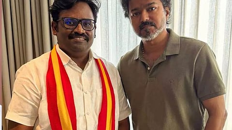 Lokesh Tamilselvan with Vijay