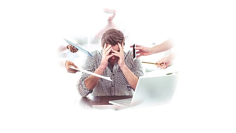 Representative image of career stress