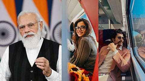 PM Modi, Rashmika Mandanna and Vijay Deverakonda
