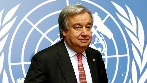 UN Secretary General Antonio Guterres
