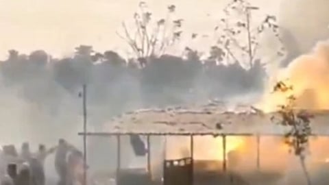 Kakinada cracker unit blast (Videograb)