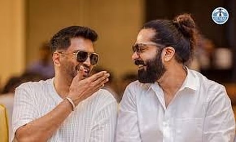 Santhanam and Silambarasan TR