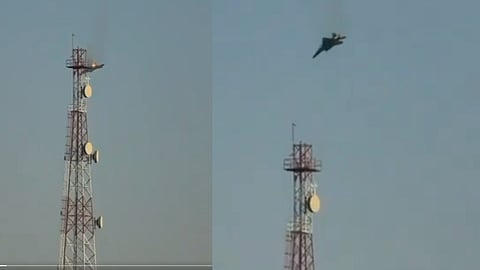 F-15 fighter jet crash