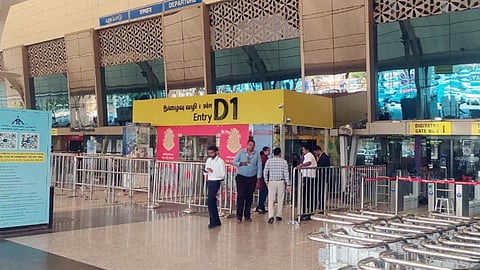 The ever-busy Coimbatore airport is less crowded due to the cancellation of flights.